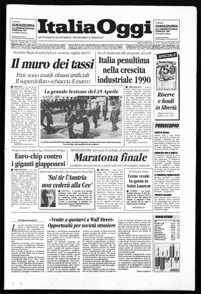 Italia oggi : quotidiano di economia finanza e politica